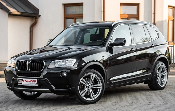 BMW X3 cena 49900 przebieg: 301645, rok produkcji 2013 z Pionki małe 232